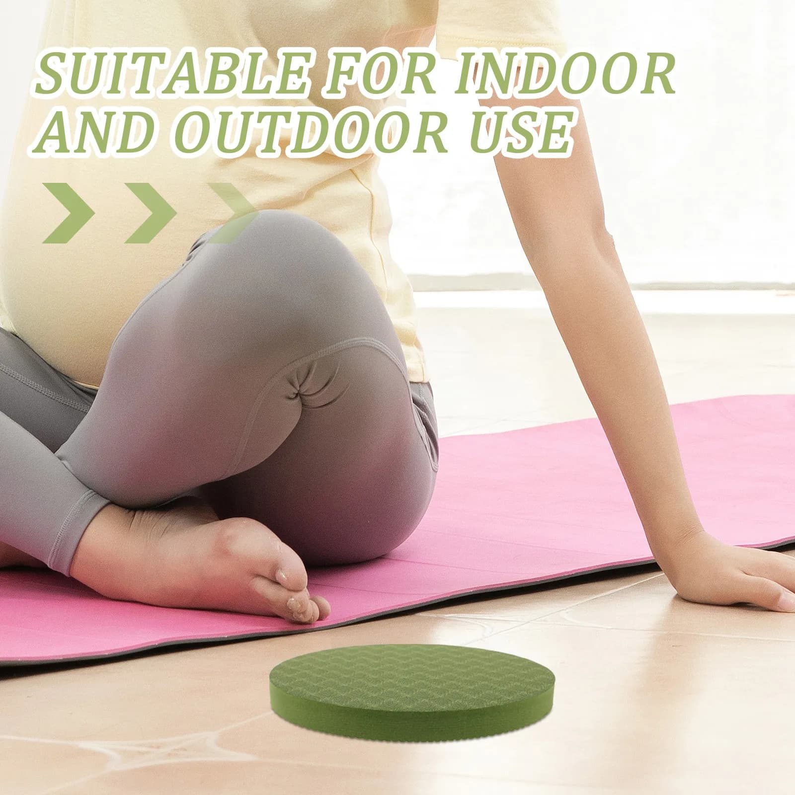 1 Mat for Yoga in EVA, Extra Masses, Comfortable, Anti-slip, Yoga, Sit-Up, Elbow Protection
