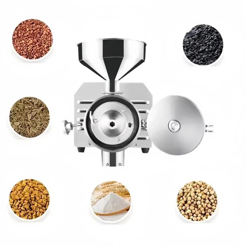 Lightweight Easy Operate Commercial Dry Grinding Machine Multifunctional Mill for Cereals Spices Coffee Beans Wheat Soybean