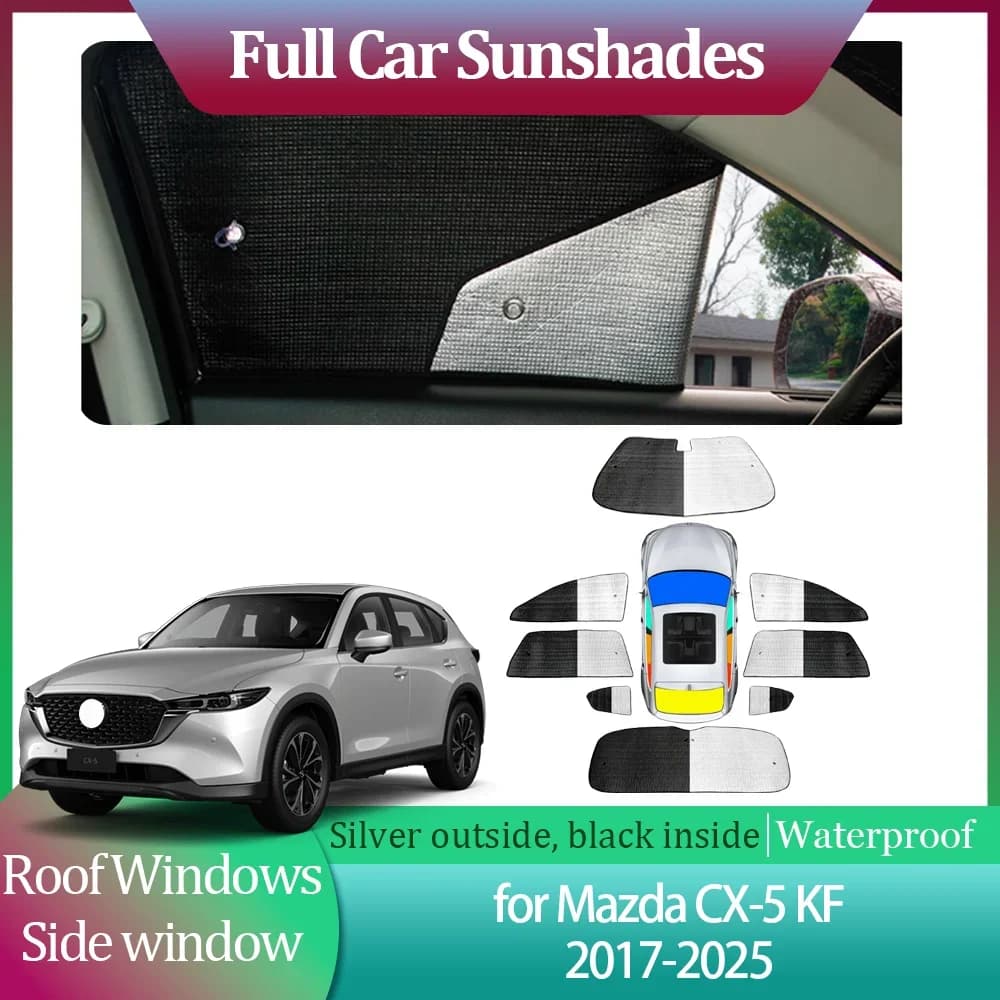 Per Mazda CX-5 KF CX5 2017 2018 2019 2020 2021 2022 2023 2024 2025 Tenda Parabrezza Finestre Visiera Accessori Auto Tende Da Sole