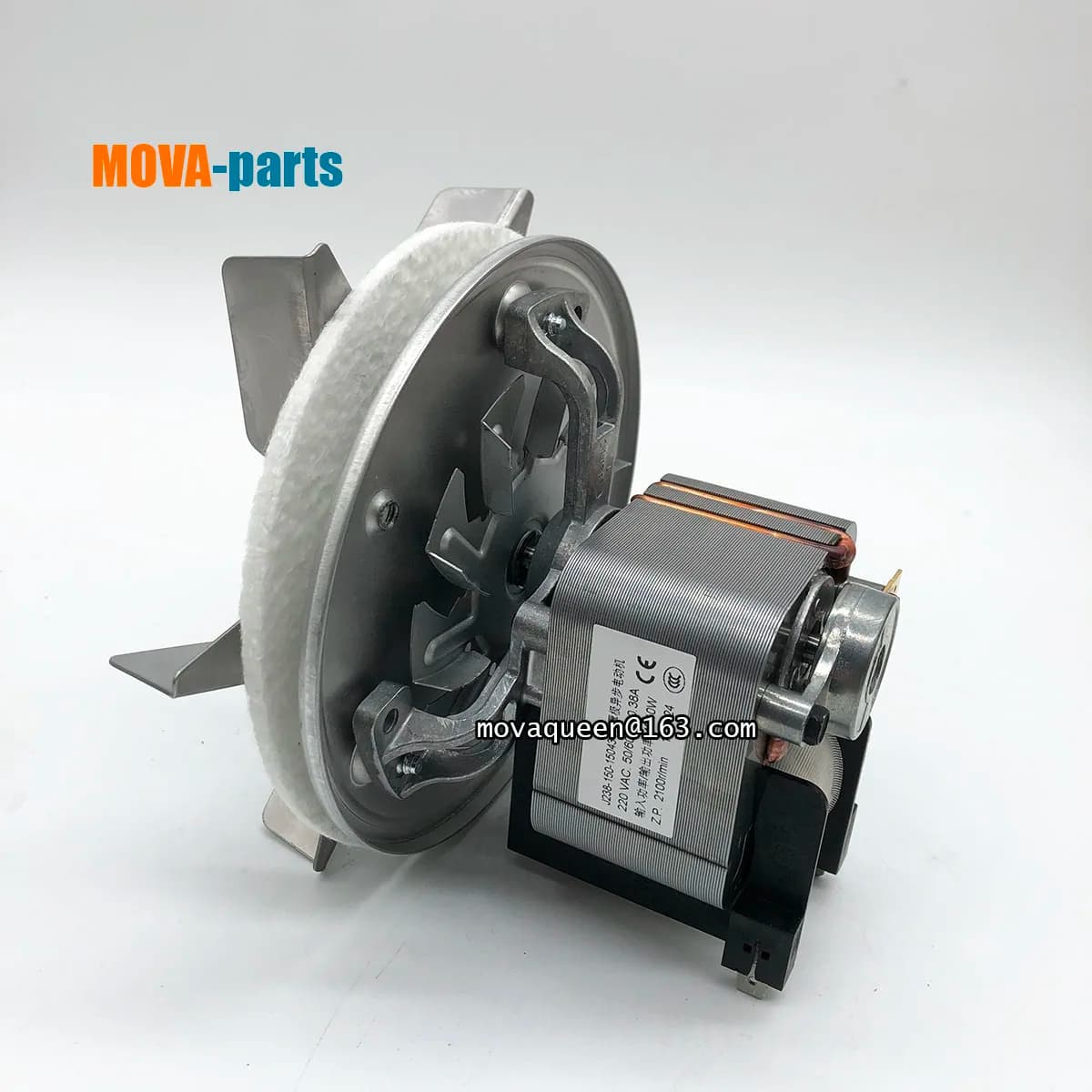 Pezzi di ricambio per forno per stufa commerciale 220V J238-15043 Motore del ventilatore di scarico per forno elettrico a pellet con armadio isolato