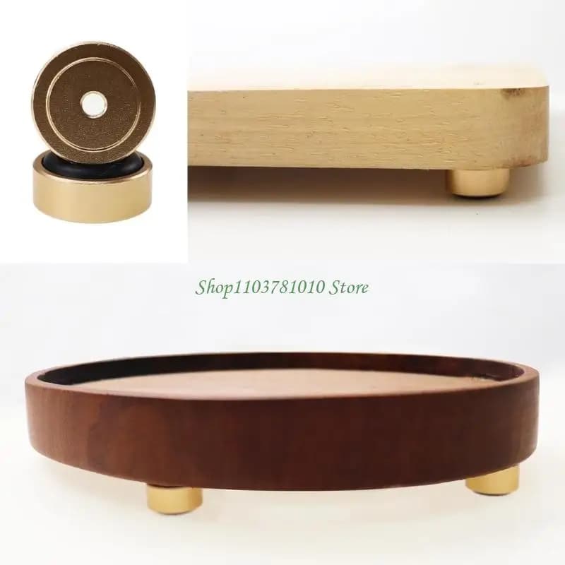 U55D 4Pcs Cutting Board Feet with Nonslip Pad Protections Against Shock and Sliding
