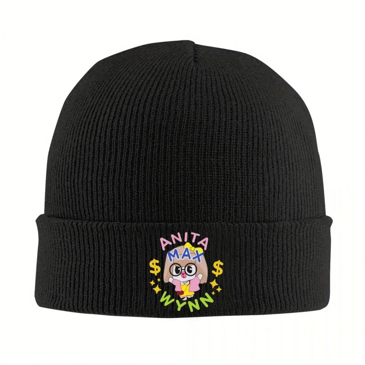2026 Anita Max Wynn Knit Hat Beanies Autumn Winter Hats Warm Acrylic Street Meme Hip Hop Cap for Men Women