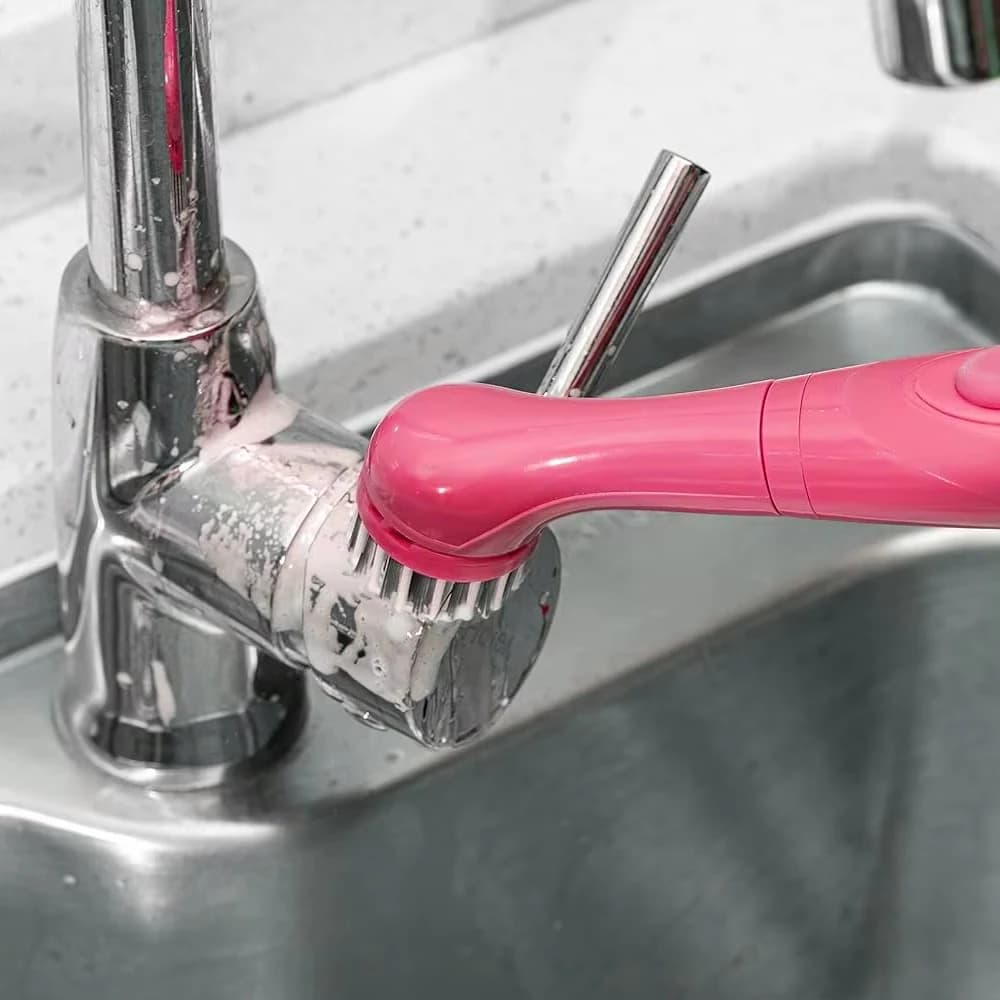Popolare set di spazzole per pulizia multiuso 4 in 1 di vendita calda per bagno, cucina, WC con manico lungo e raschietto
