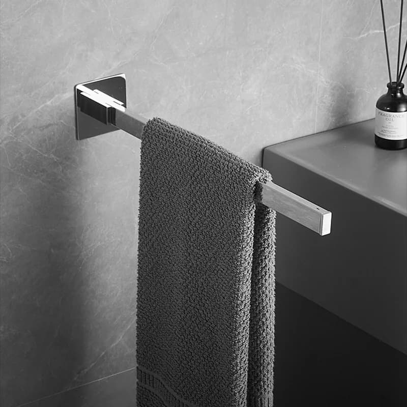 Portasciugamani pieghevole Porta asciugamani da bagno Porta asciugamani da parete perforato Mensola da bagno in acciaio inossidabile 304 Portaoggetti da cucina