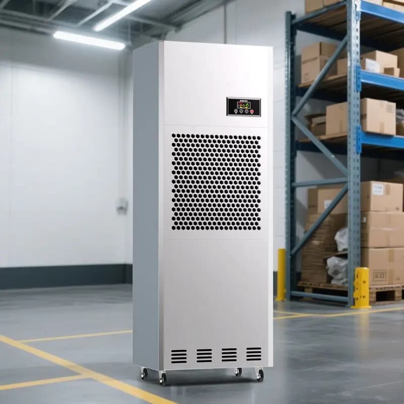 Deumidificatore industriale Sala di distribuzione dell'energia nel seminterrato ad alta potenza Deumidificatore industriale per officina di grandi magazzini