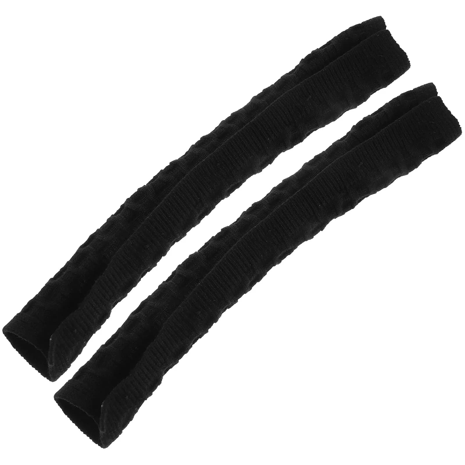2Pcs Black Headphone Cushion Cover Headband Protector Stand Pads Lightweight Durable Scratch Resistant Headphone Headband