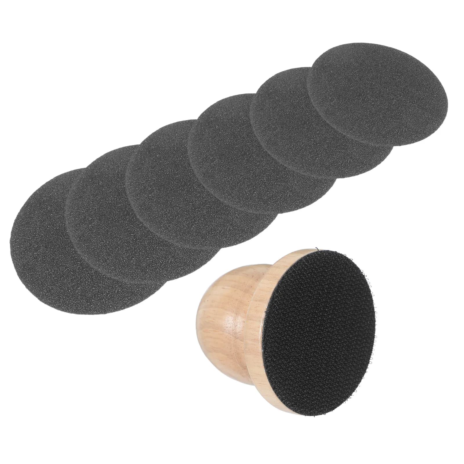 Set Lima per Unghie per Cani con Manico Ergonomico in Legno e Tamponi di Carta Abrasiva Sostituibili per Cani di Piccola Taglia e Cuccioli - Uso Domestico