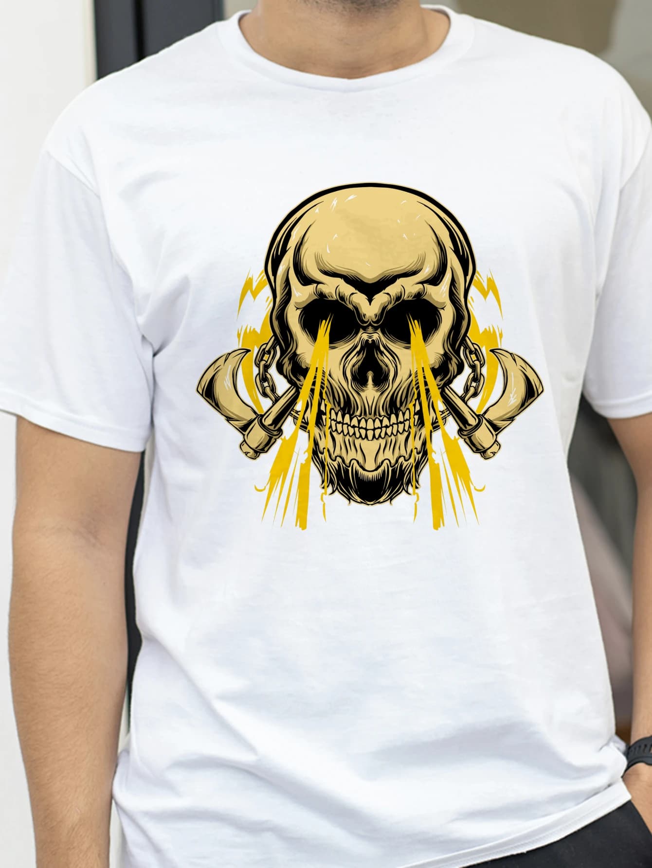 T-shirt da uomo 2025 Abbigliamento maschile Maglie da calcio 100% cotone Grafiche Y2k Tinta unita Sportivo Basico Quattro stagioni Estate