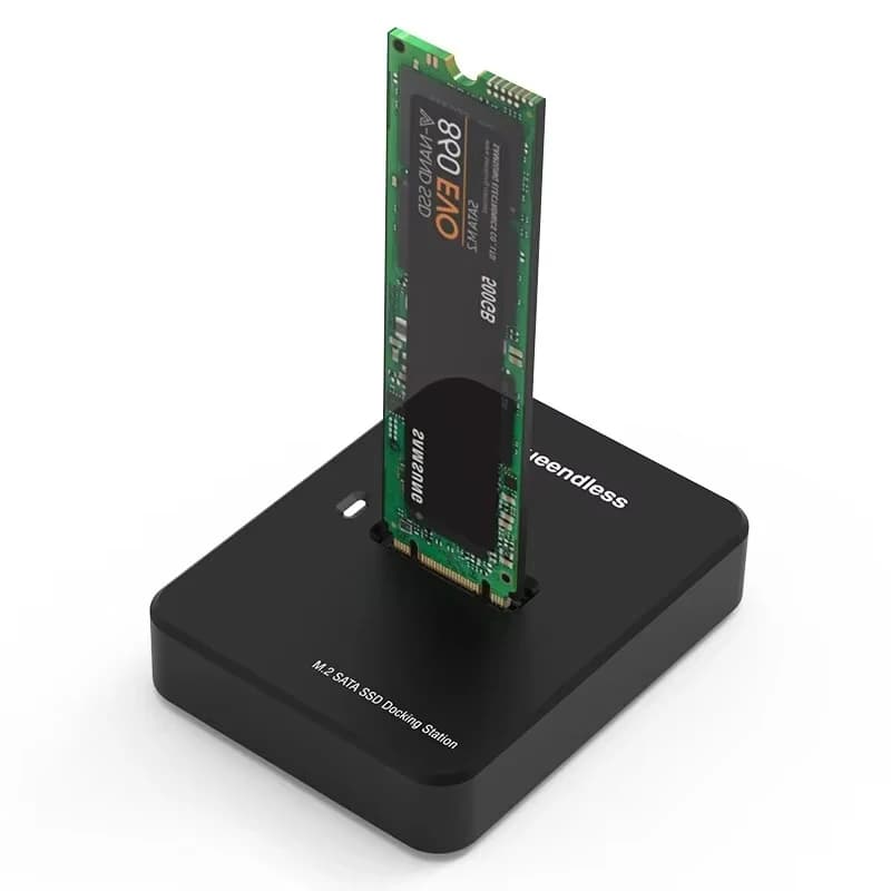 Custodia SSD da 10 Gbps Docking Station HDD M2 NVME SATA SSD Custodia Lettura Scrittura Esterna per PC Adattatore a stato solido a doppio protocollo
