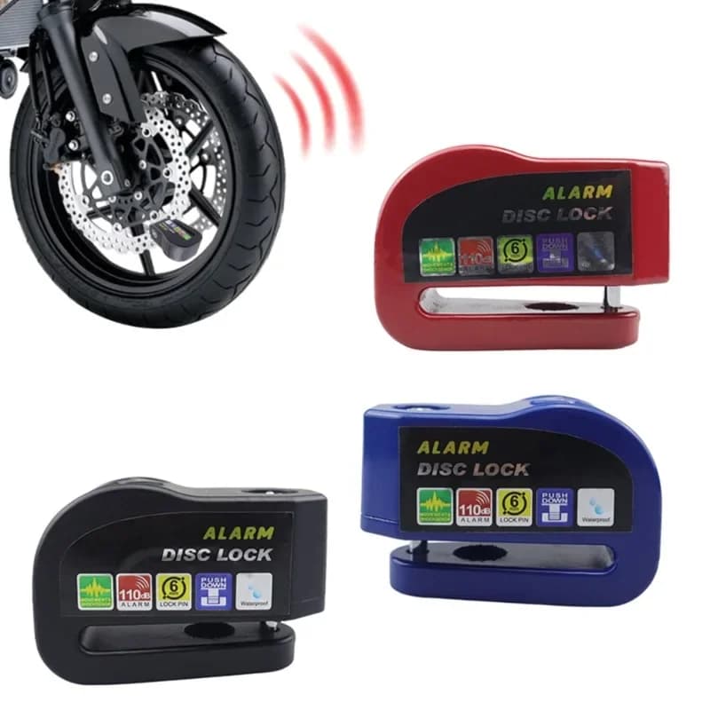 Allarme di sicurezza per bicicletta Blocco freno a disco Blocco moto Blocco allarme pastiglia freno per veicolo elettrico Blocco antifurto per veicolo