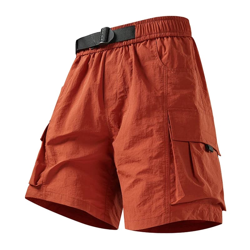 Pantaloncini cargo da uomo con cintura regolabile, pantaloncini tattici militari da lavoro, tasche multiple, per l'estate, la pesca, il carpentiere, l'uso all'aperto