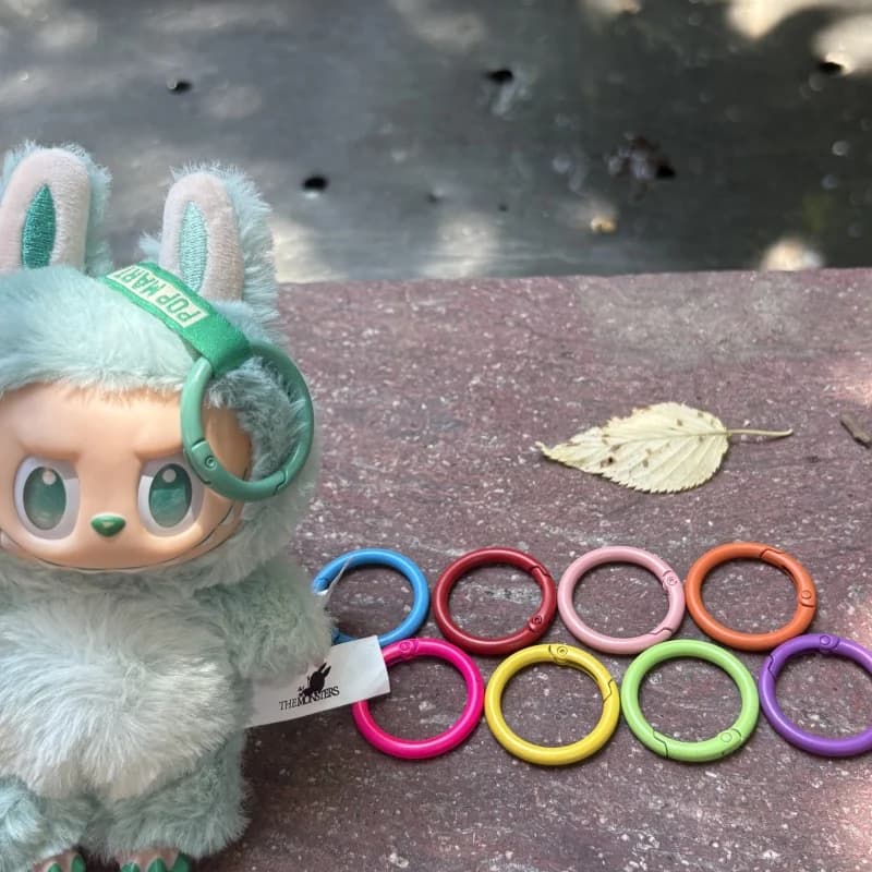 Anelli di ricambio per bambole amaretto da 33 mm Stesso dimensione Fibbia a molla in lega Apertura e chiusura Fibbia Accessori fai da te per bambole