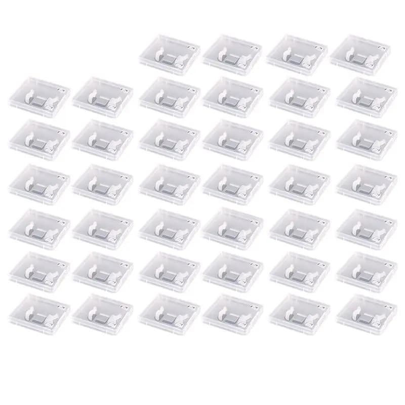 -[A51I Digital]Dustproof Transparent Clear USB Flash Drive Boxes 40Pcs Storage Case Protector Packaging For Memory Drives USB St