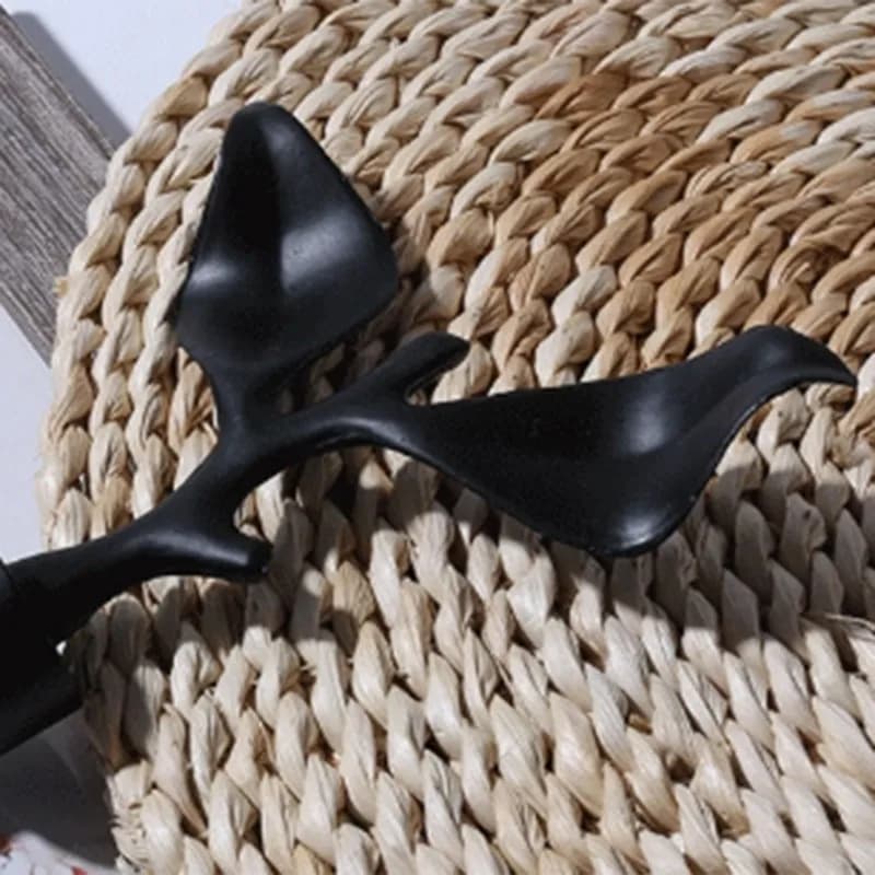 LLCS-2Pcs Leaf-Shaped Curtain Hooks, A Metal Wall Tie Hook For Curtains,Simple And Elegant,Metal Home Accessories