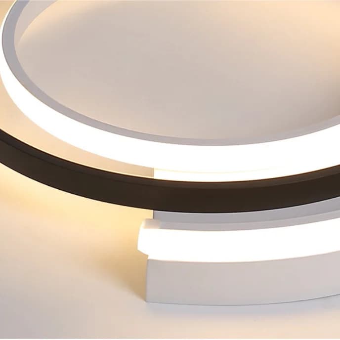 Modern Design Ceiling Lights Aluminum LED Chandeliers Lighting Living Room Bedroom Circle Ring Lighting Fixtures Luminaire