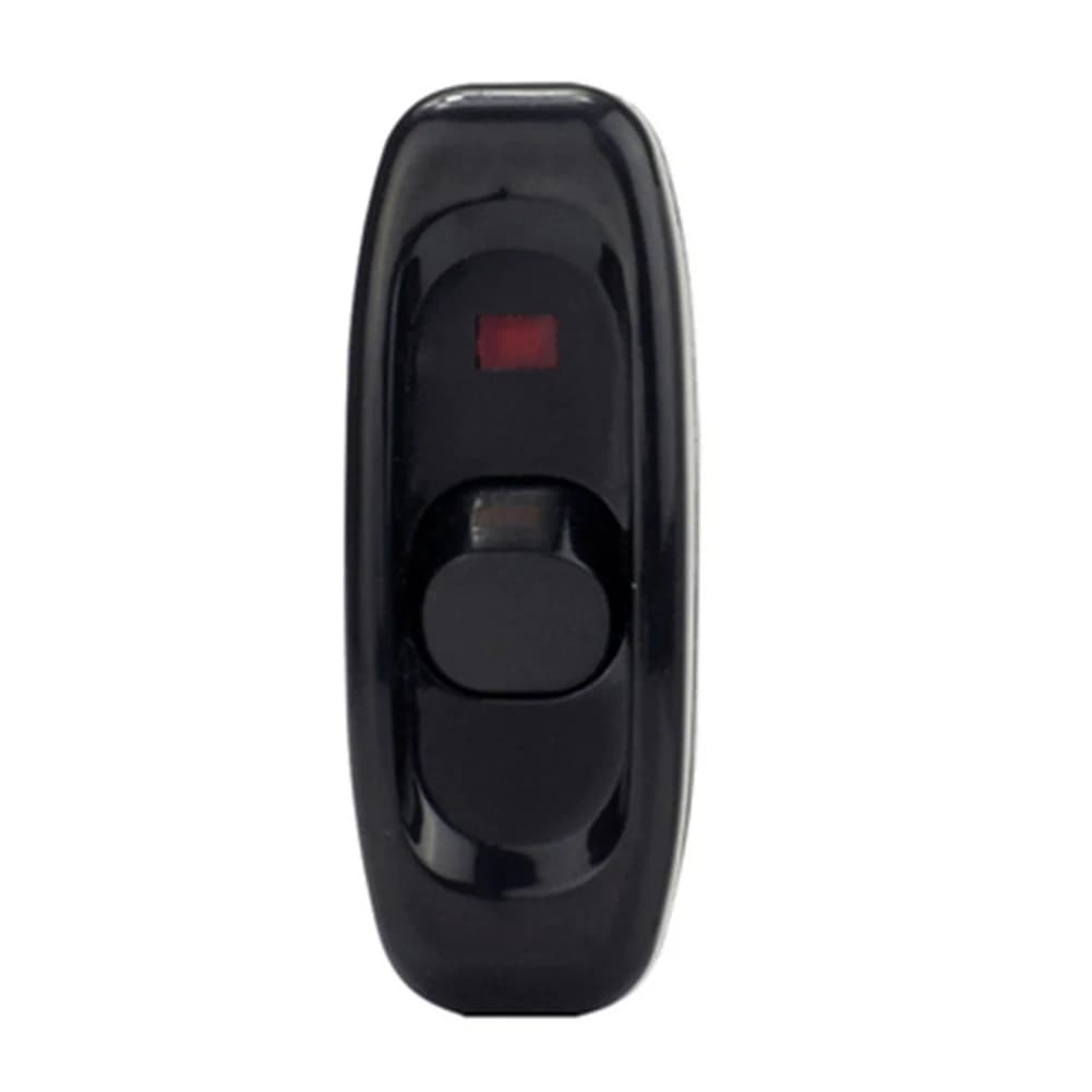 Lampada da comodino per uso domestico AC 250V 10A Inline ON/OFF Indicatore cavo da tavolo Luce da scrivania con indicatore LED