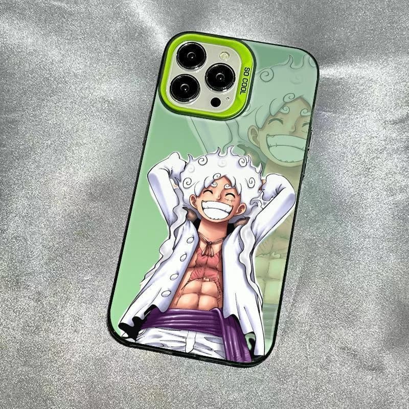 Japan Anime One Piece Monkey D Luffy Fifth Gear Giggle Phone Case for iPhone 11 12 13 14 15 16 17 Pro Max Plus Shockproof Cover