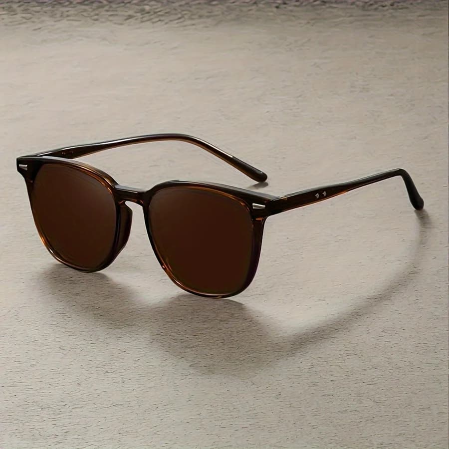 1pc Ultralight and Stylish Men's Eyeglasses, with PC Polycarbonate Decorative Lenses, Suitable for Women's Parties, School, Shop