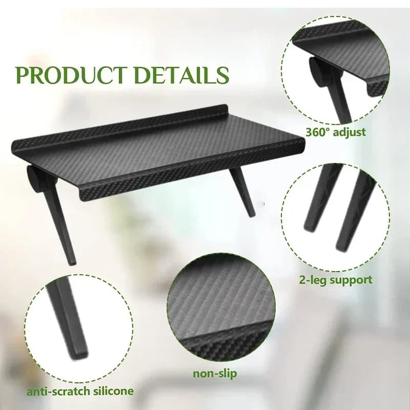 Adjustable TV Screen Top Shelf Computer Monitor Desktop Screen Top Storage Rack TV Media Box, Router Shelf Rack Home Organizer