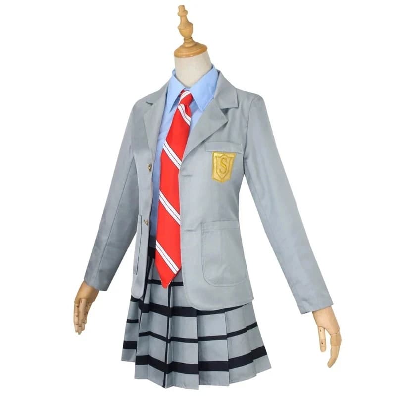 A;3\v,7'd/Anime Your Lie in April Miyazono Kaori Arima Kousei Cosplay Costume School Uniform Suit Halloween Carnival Rc;3;h\7.l/