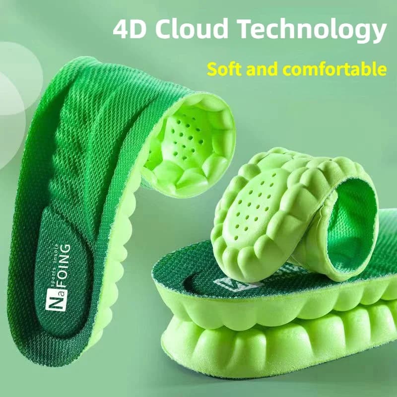 Solette sportive ortopediche morbide con suola per piedi per scarpe da corsa traspiranti con assorbimento degli urti per uomo donna soletta di supporto per arco plantare
