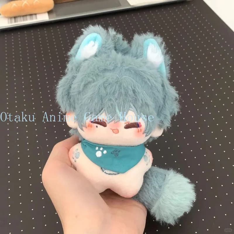 10cm Genshin Impact Lohen Kawaii Q-version Plush Doll Anime Stuffed Toy Cotton Doll Keychain Pendant Birthday Gift Xmas