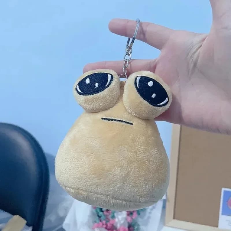 Hot 10 centimetri Gioco My Pet Alien Pou Peluche Portachiavi Furdiburb Emozione Alien Peluche Peluche Pou Bambola Per I Bambini Regalo Di Compleanno
