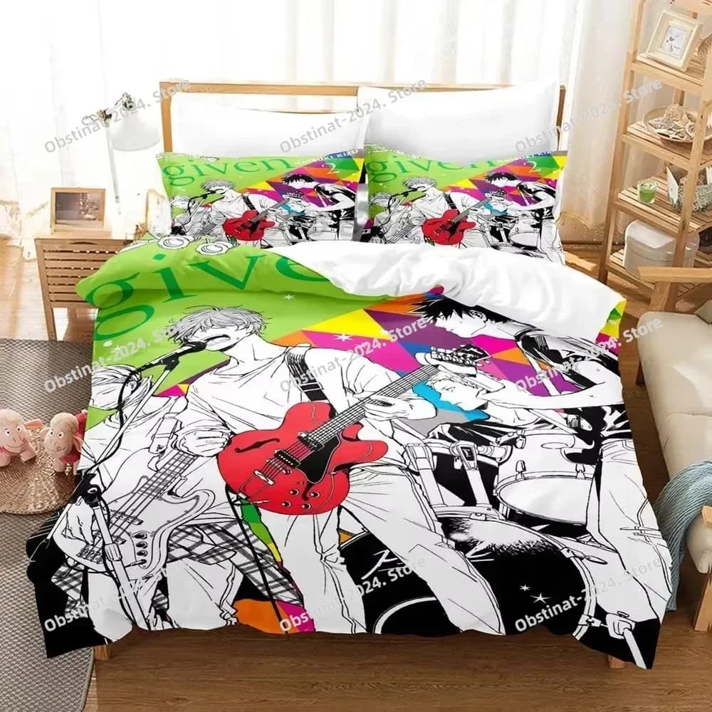 Set biancheria da letto dato Set letto stampato con federa Copripiumino morbido singolo matrimoniale Queen Super King Size funda nordica cama