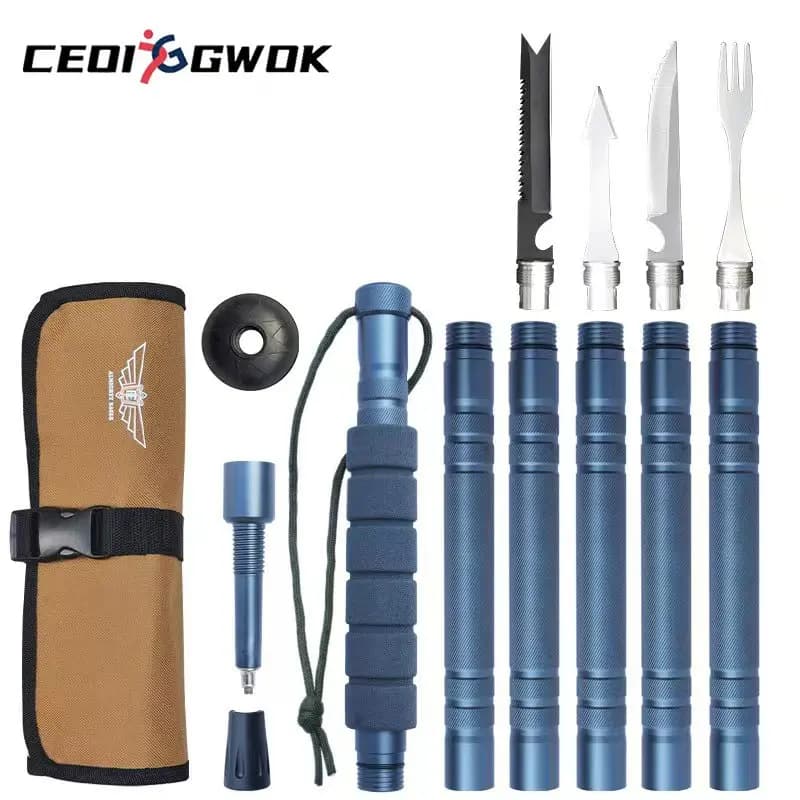 CEOI GWOK New lightweight and durable trekking poles Adjustable walking poles for camping poles for outdoor excursions