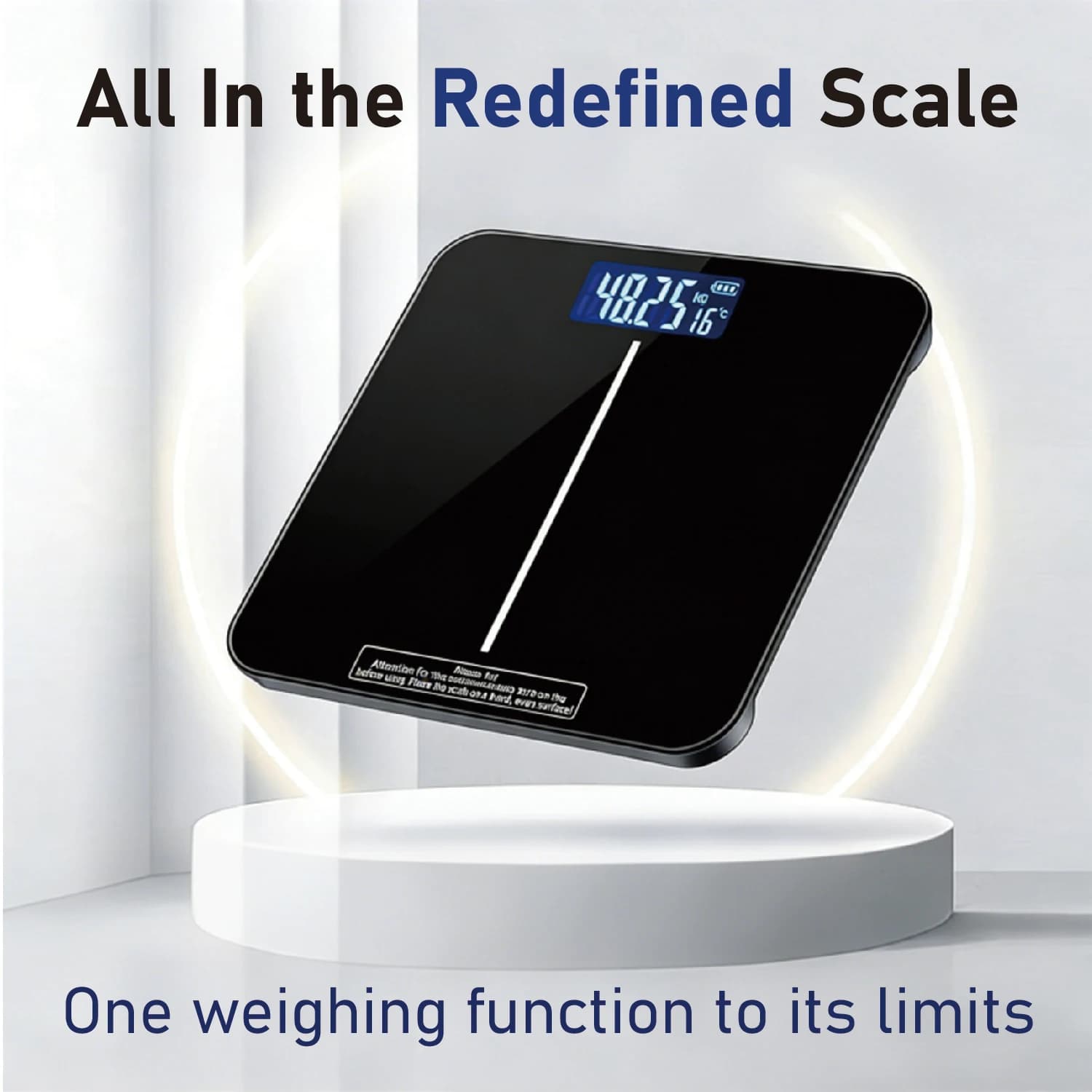5 ~ 180KG Dispositivo di pesatura per la perdita di peso Display a LED Bilancia per il corpo intelligente Bilancia elettronica di precisione della batteria per l'home office per adulti