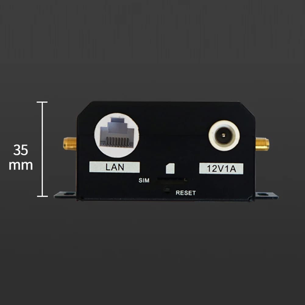 Router WiFi H927 di Grado Industriale, Router 4G LTE con Slot SIM, 150Mbps con Antenna Esterna, Supporta 16 Utenti WiFi per Uso Esterno