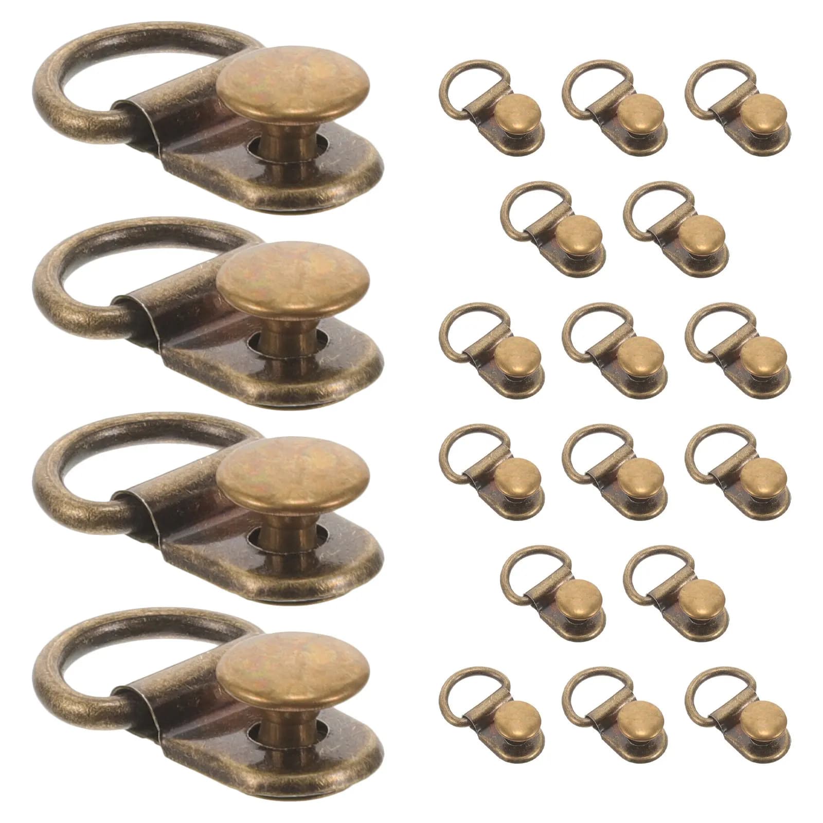 20 pezzi di accessori per fibbie per scarpe, ganci in metallo per lacci, resistenti, per scarponi da escursionismo, campeggio, fai da te, forniture per riparazioni