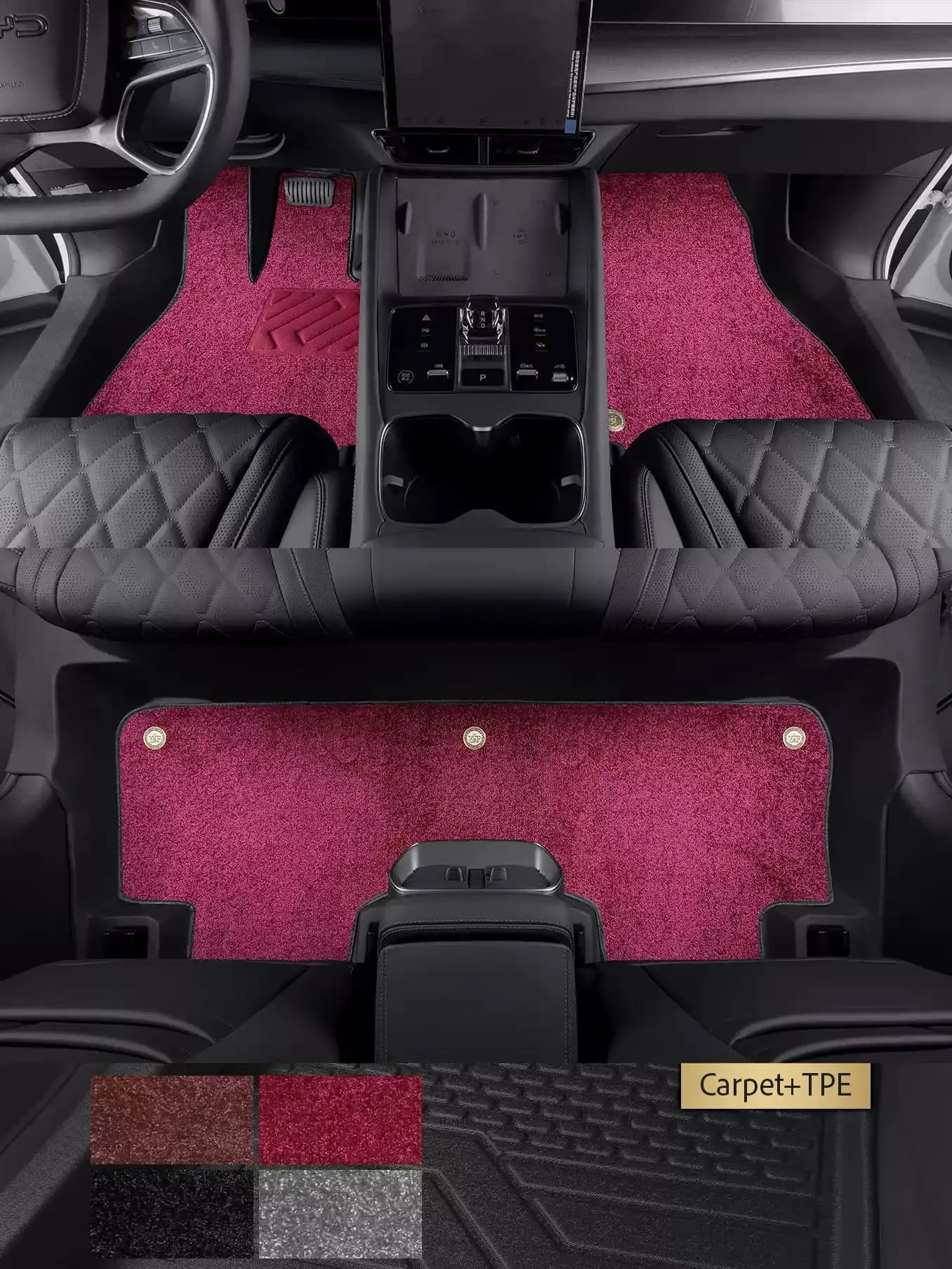 Left-Hand Drive Car Custom Fit Floor Mat For BYD QIN L EV DM-i 2024-2026 Waterproof Odorless Durable Full Coverage Floor Liner
