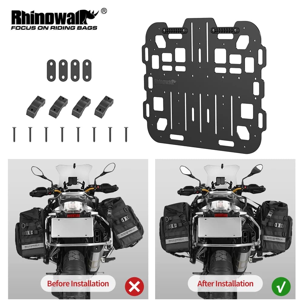 Supporto di espansione per borse laterali moto Rhinowalk con attacco per serbatoio olio per MJX2004 MYS2406 MTR2050 - Accessori moto