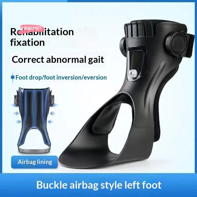 Adjustable Drop Foot Brace Orthosis Ankle Support Comfortable Buckle for Stroke Patients Walking Foot Drop Support Brace