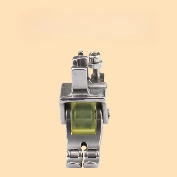 Industrial Triple-Roller Presser Foot for Lockstitch Machines - Adjustable Heavy-Duty Sewing on Curtains, Leather, Down Jackets