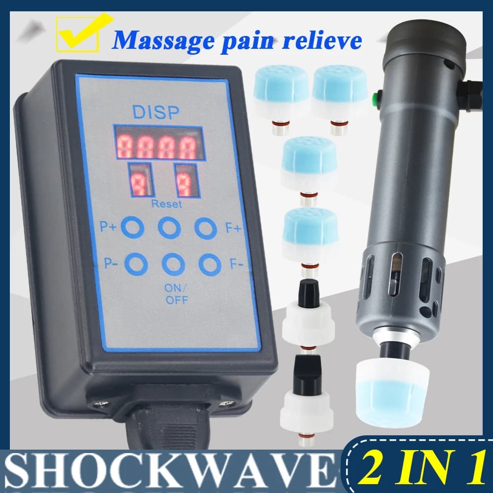 Shockwave Chiropractic Pistola for the treatment of erectile dysfunction, pain relief from trocanteric tendonitis, new shock wave therapy machine, portable massager