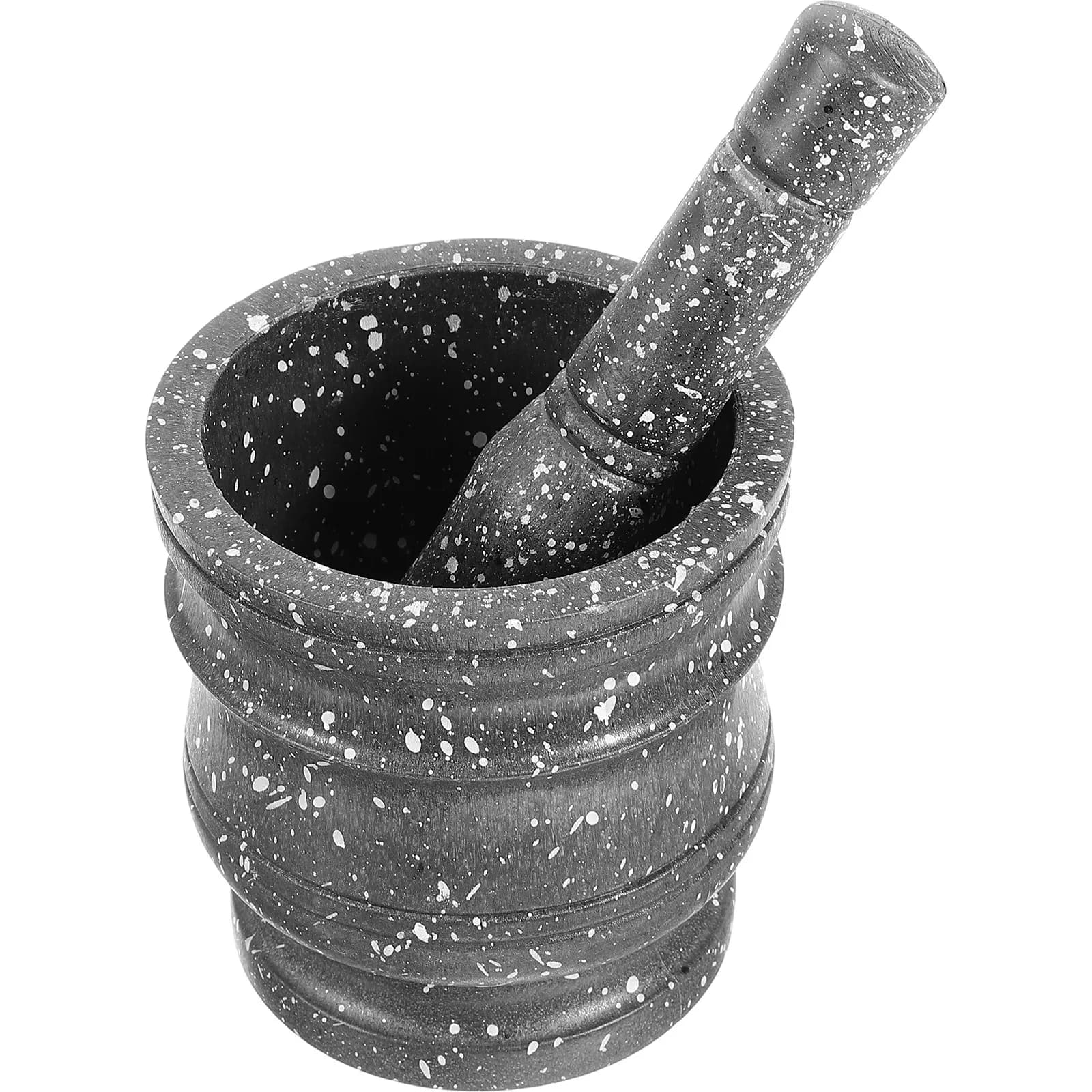Set Tritatutto per Aglio in Plastica, Mortaio Ergonomico per Spezie, Frantumatore per Pillole e Medicinali, Utensile da Cucina