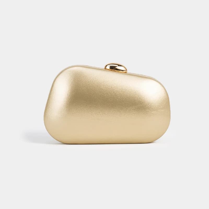 Borsa a mano New Fashion Borsa a tracolla da sera in pelle Pu Pochette da festa Borsa quadrata Borse di marche di lusso originali Borsa dorata Mare