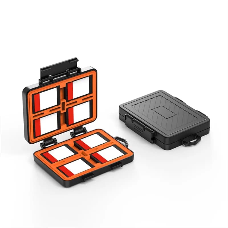 Scatola portaoggetti A32T per giochi Nintendo Switch 2: include 8 schede da gioco, 14 schede TF e 2 slot per schede Nano SIM