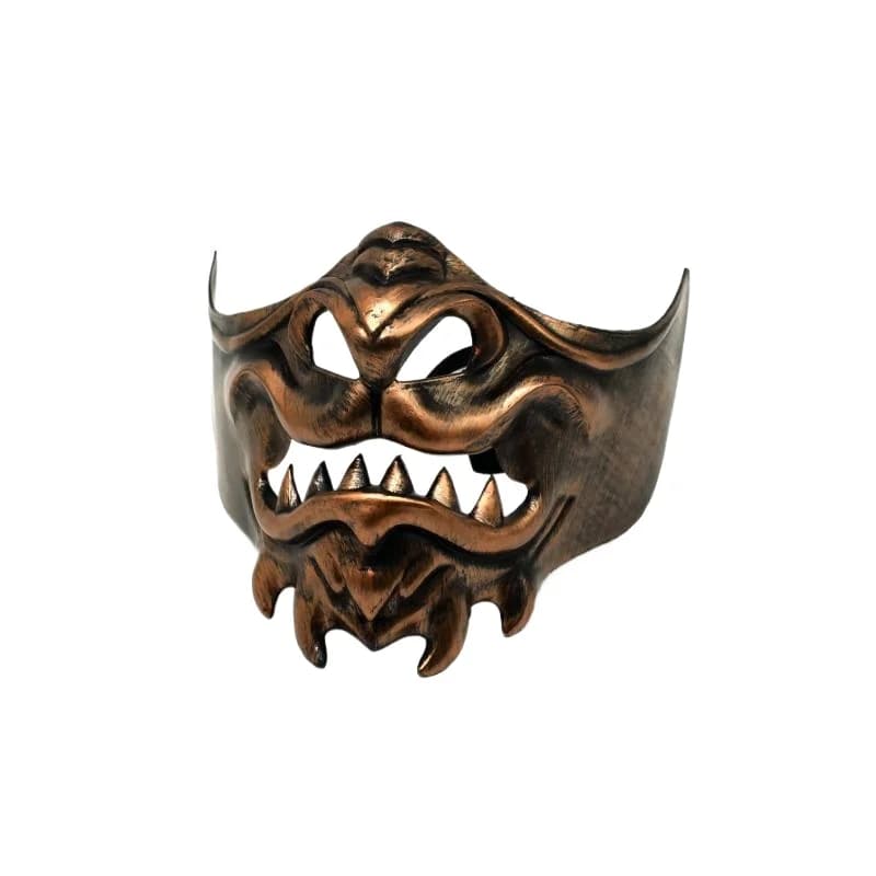 Demone Smorfia Zanne Half Mask Cosplay Mask Halloween Party Punches Cos Horror Prajna Mask Mascara Japonesa