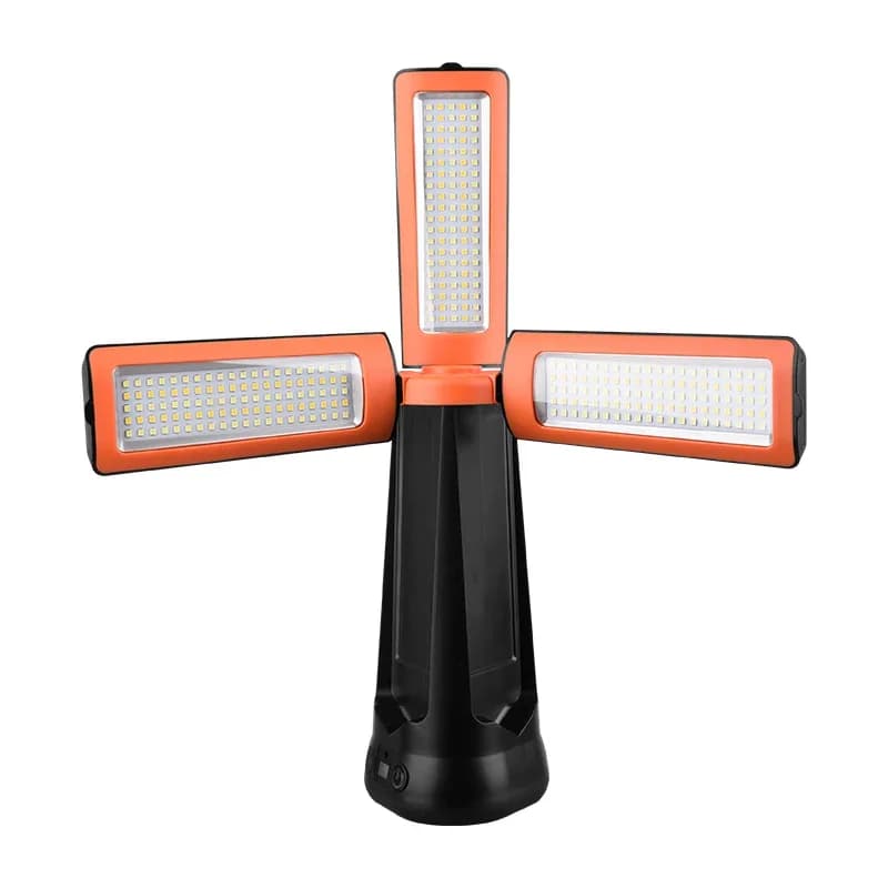 New Launch 9000mAh Solar Power Rechargeable LED Lamp Tripod Outdoor Camping Lamps Cordless Work Light with 4500lm Max Output