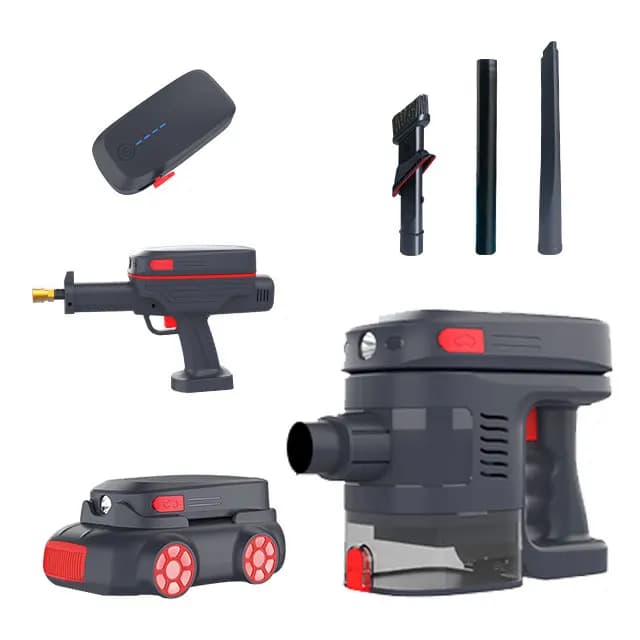 Kit di gonfiaggio pneumatici da 120 PSI Compressore d'aria portatile alimentato a batteria e gonfiatore di pneumatici