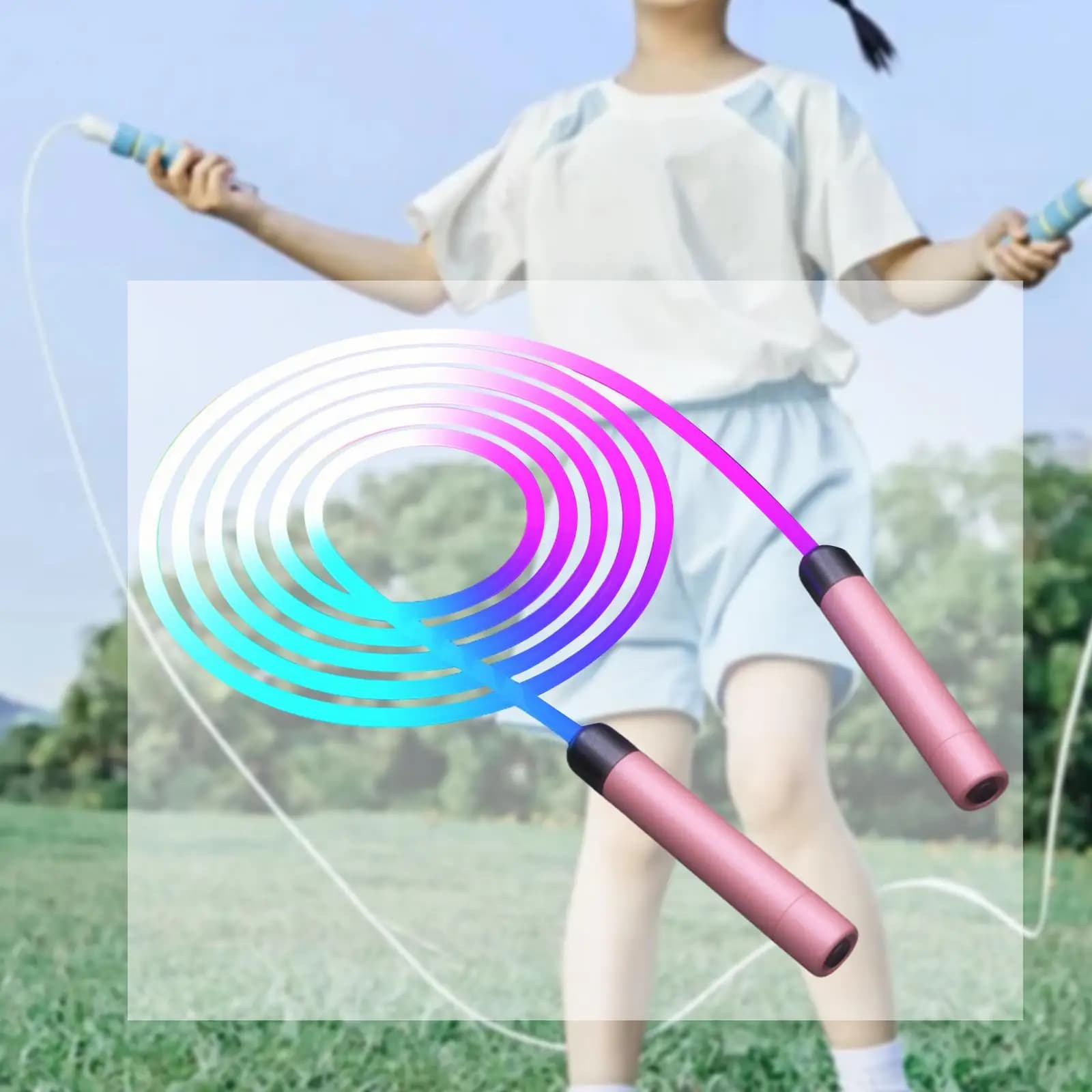 Jumping Wheel for kids with adjustable light for outdoor sports, girls, boys, interior