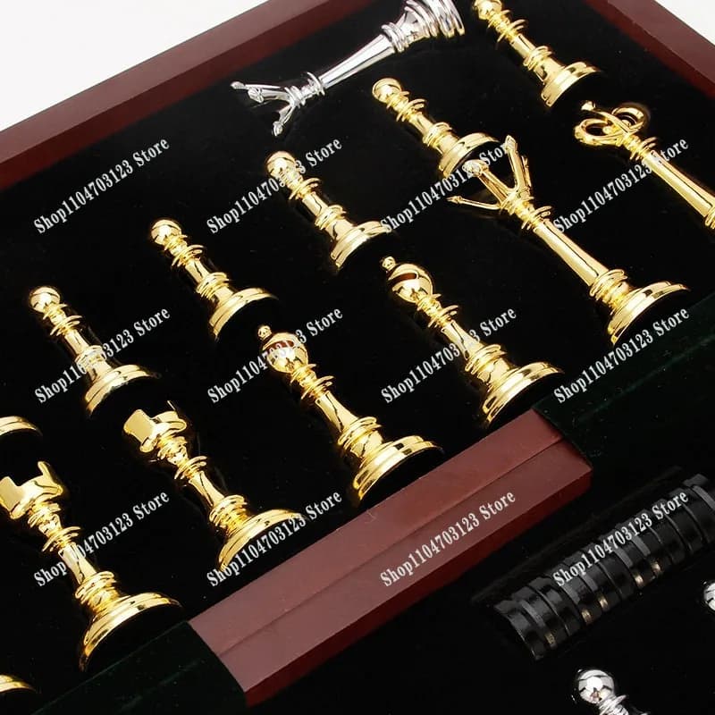 Scacchiera pieghevole 2026 di tendenza, grande, in bronzo, regalo, decorazione per soggiorno