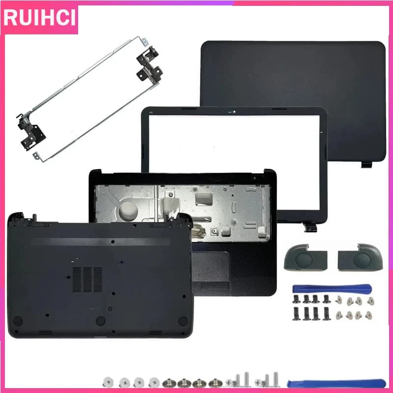 Per HP 15-T 15-H 15-G 15-R 15-Z 250 G3 255 G3 Laptop: Cover Posteriore LCD, Cornice Anteriore, Cerniere, Poggiapolsi, Scocca Inferiore 761695-001