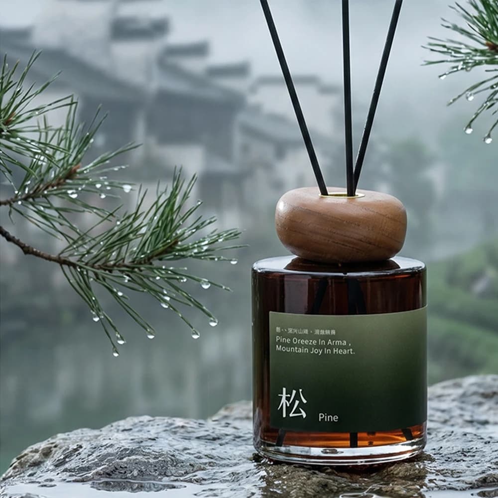 1Pc Rattan Reed Diffuser Set Luxury Home Fragrance Essential Oil Ornament Long Lasting Air Freshener Deodorant For Hotel Office
