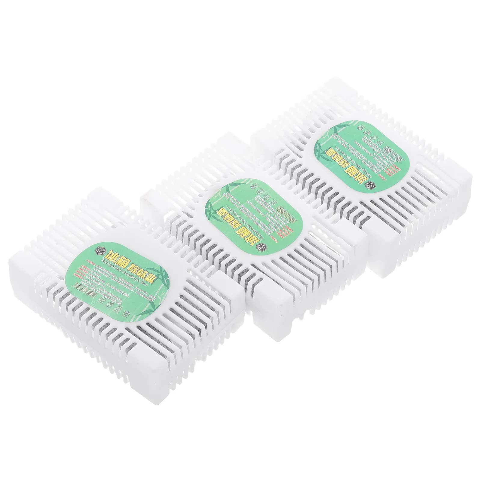 Set di 3 Deodoranti per Armadio, Frigorifero, Cantina, Auto, Borsa Termica e Contenitore Pranzo - Elimina Odori
