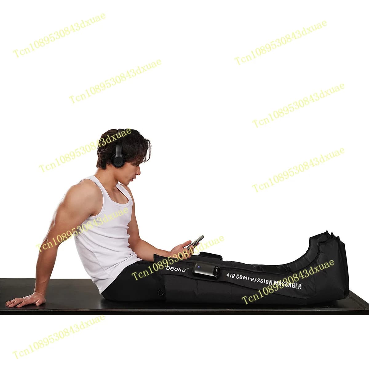 Compressore d'Aria Beoka per Massaggio Gambe, Circolazione e Relax, Stivali a Compressione per Terapia e Massaggio