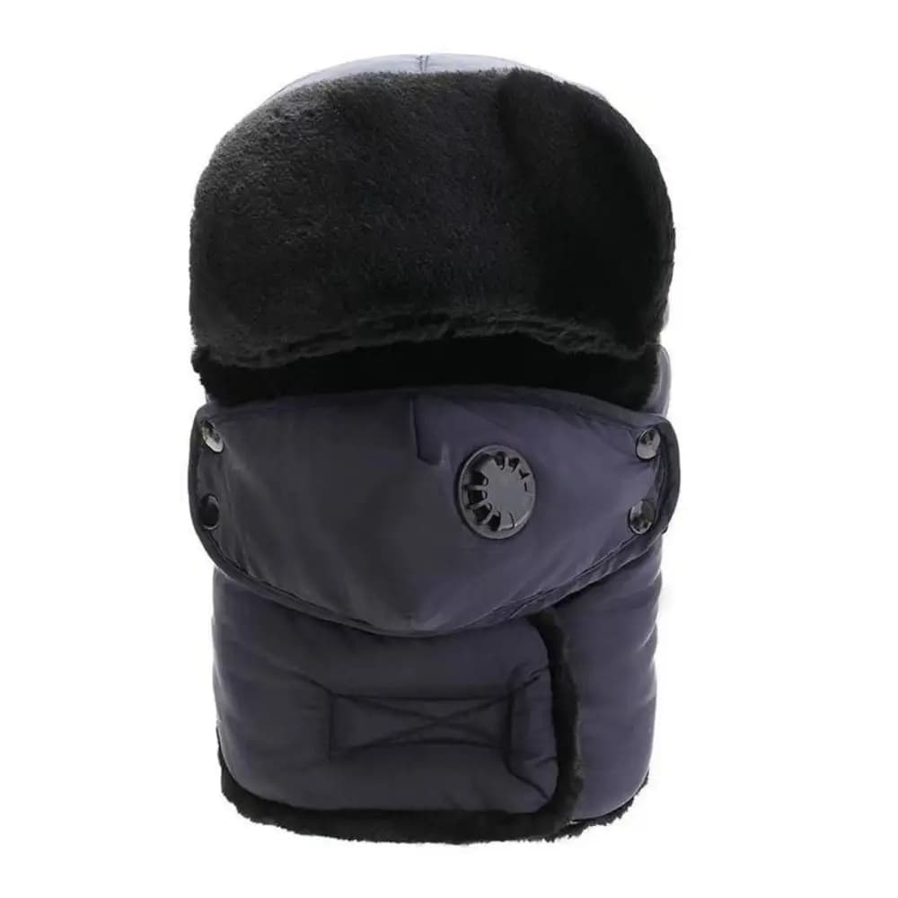 Cappello bomber spesso per esterni Cappello invernale caldo Cofano antivento con paraorecchie per uomo donna